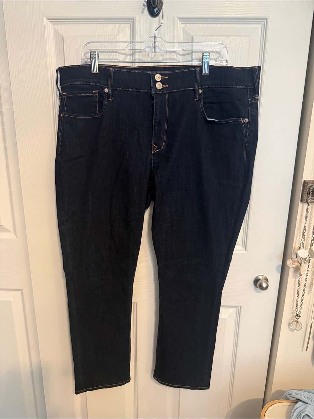 Express Dark Blue Women's Stretch Jeans